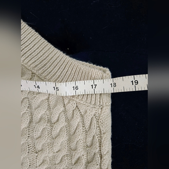 Asos Asymmetrical Neckline Sweater in Cream - Picture 13 of 14